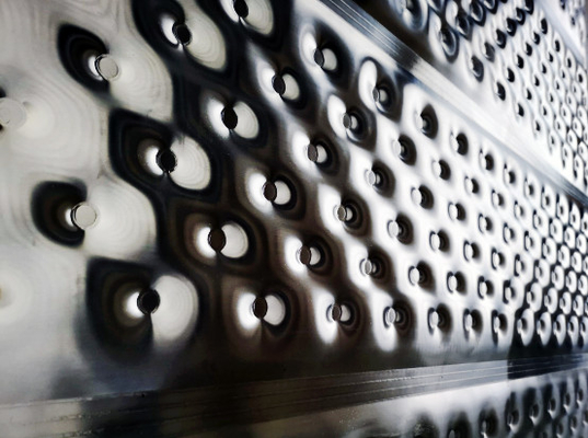 کیفیت  Stainless Steel Pillow Dimple Plate Heat Exchanger Chillers کارخانه