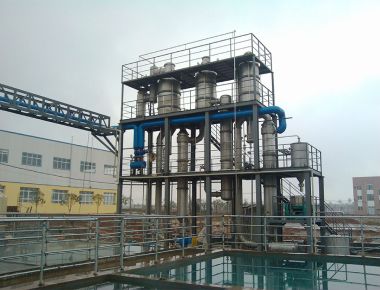 تجهیزات تبلور خلاء تبخیر چند اثری 1600 لیتر در ساعت برای فاضلاب