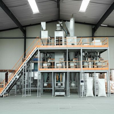 خط تولید صنعتی کامل برای توزین و بسته‌بندی کیسه‌ای خودکار نمک