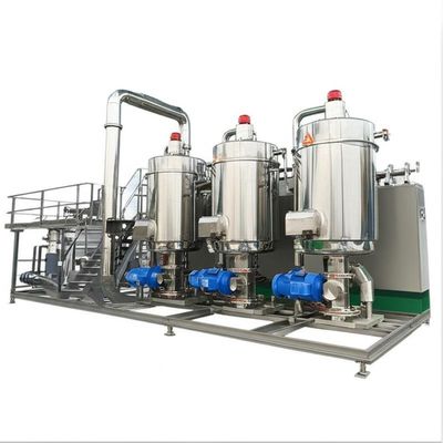 مستمر 380v 50hz MVR بخارگر سه اثر سقوط فیلم غلظت