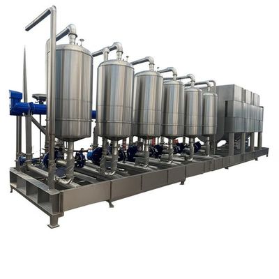 تجهیزات تبلور خلاء تبخیر چند اثری 1600 لیتر در ساعت برای فاضلاب