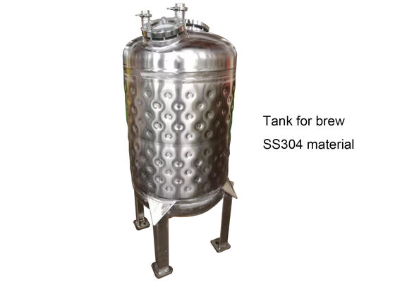مخزن ذخیره سازی Juice Cooling GMP Stainless Steel with Jacket