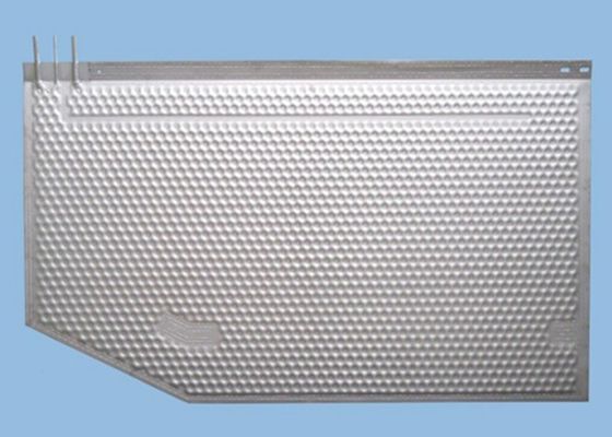 0.3-1.2mm مبادله گرما با بالش خم شده سفارشی