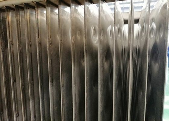 12x2m SS304 316L مبدل های حرارتی ورق دار با صفحه بالش جوشکاری برجسته